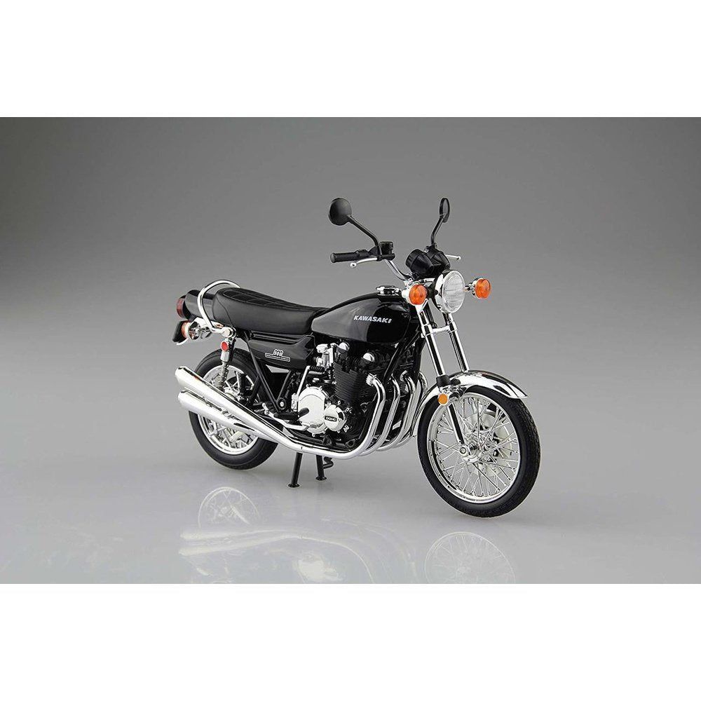 Aoshima 1/12 Finished Bike 川崎900 SUPER4(Z1)黑色 - TwinnerModel