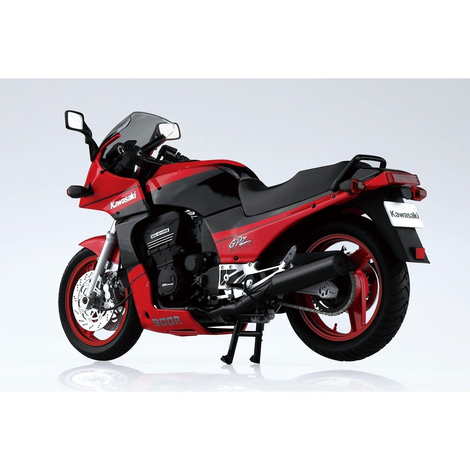 Aoshima 1/12 The Bike 049 川崎 ZX900A GPZ900R 忍者 '90 帶定制零件 組裝模型 - TwinnerModel