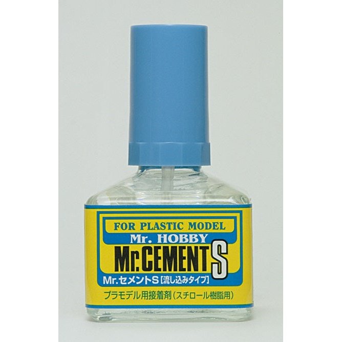 MR HOBBY MC-129 MC-129 MR CEMENT S 膠水流縫型膠水 (40ML)