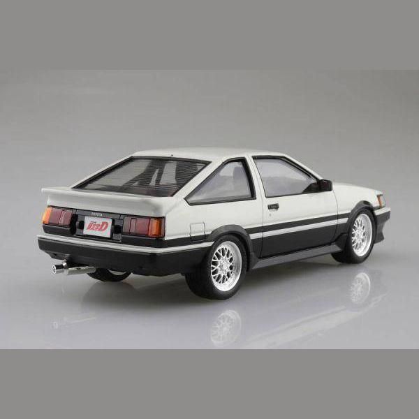 Aoshima 1/24 頭文字D 013 豐田 Toyota AE86 Levin 秋山涉 組裝模型 - TwinnerModel
