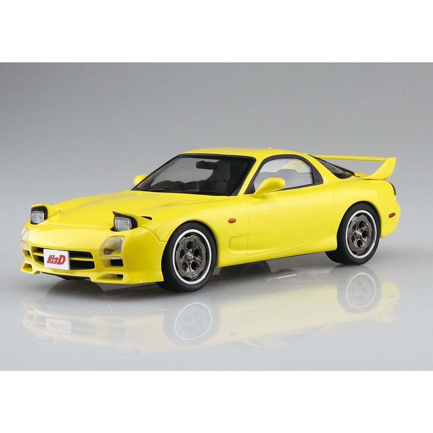 Aoshima 1/24 頭文字D 018 RX-7 FD3S 高橋啟介對SSR戰新規零件式樣 組裝模型 - TwinnerModel