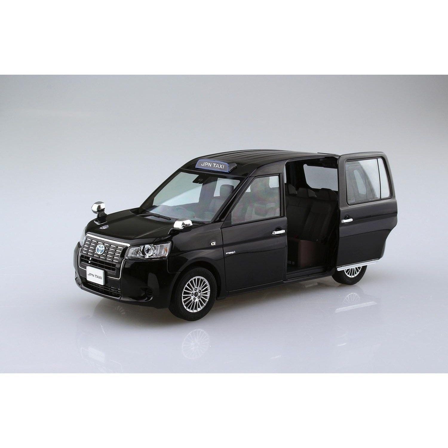 Aoshima 1/24 ZM SP 豐田 NTP10 日本計程車 '17 黑色 組裝模型 - TwinnerModel