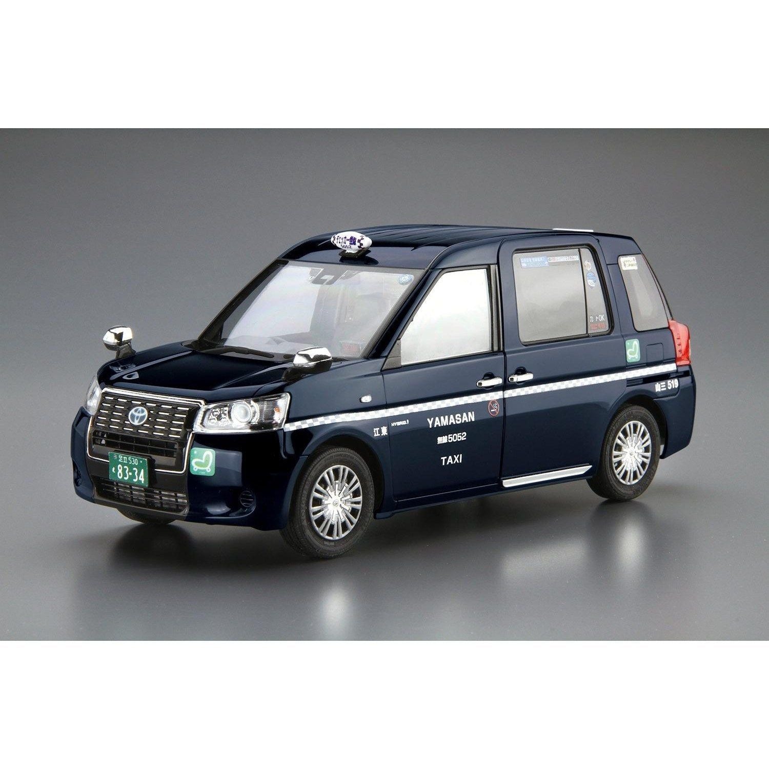 Aoshima 1/24 ZM SP 豐田 NTP10 日本計程車 '17 類型 Checker Cab 組裝模型 - TwinnerModel