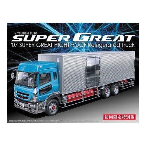 Aoshima 1/32 TRK 002 三菱扶桑 '07 超級大型保溫卡車 組裝模型 - TwinnerModel