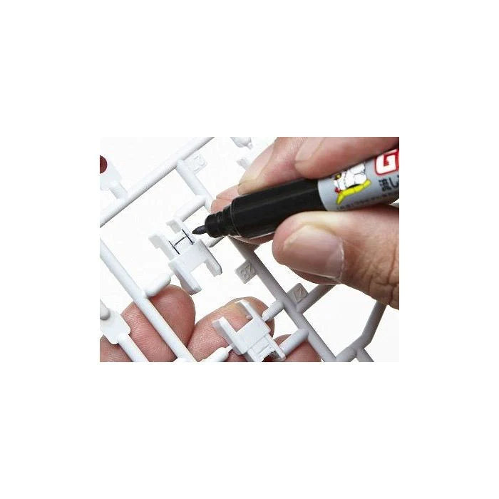 MR HOBBY GM-302 高達筆 - 素組專用滲入型墨線液筆灰色