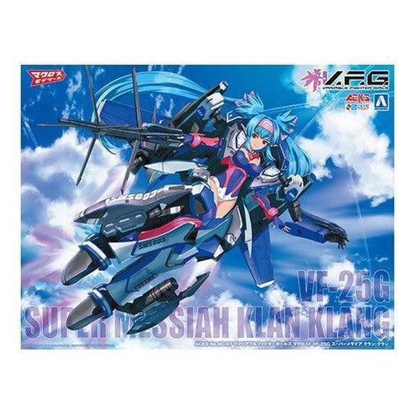 Aoshima Macross Delta V.F.G. MACROSS FRONTIER VF-25G SUPER MESSIAH KLAN  KLANG Plastic Model Kit - 千里達模型– TwinnerModel