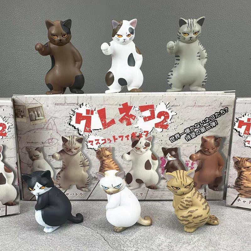 精選預訂 - Qualia 盲盒 系列- 不良社会貓 1套六款