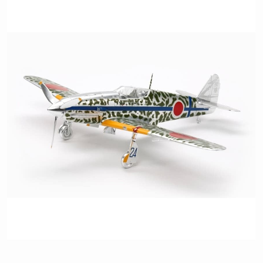 Tamiya 1/72 Military Propeller Kits Kawasaki Ki-61-Id Hien (Tony) Silver Color Plated (w/Camo Decals) 組裝模型