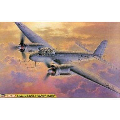 Hasegawa 1/48 Aircraft Junkers Ju88G-6 Nachtjaeger Plastic Model Kit