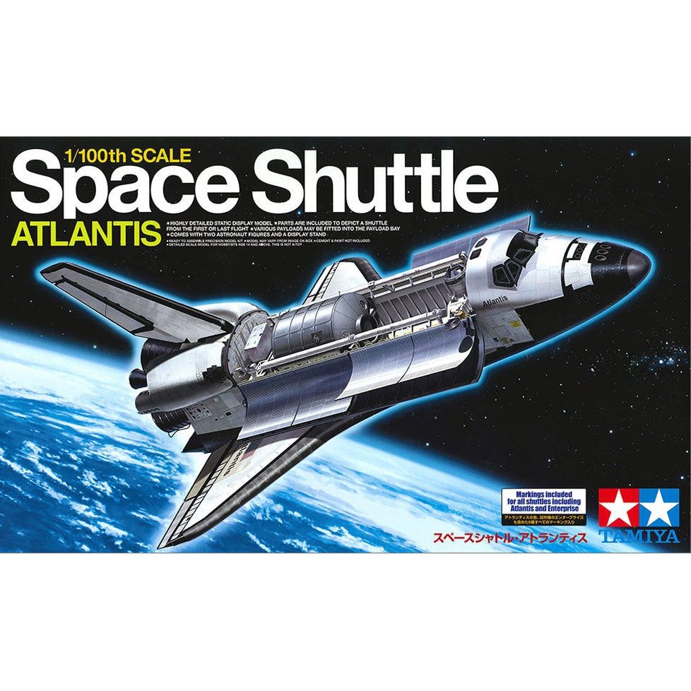 Tamiya 1/100 Spacecraft Model 60402 Space Shuttle Atlantis 組裝模型
