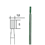 PROXXON 28240 Diamond grinding bit (cylindrical) , 1.8 mm