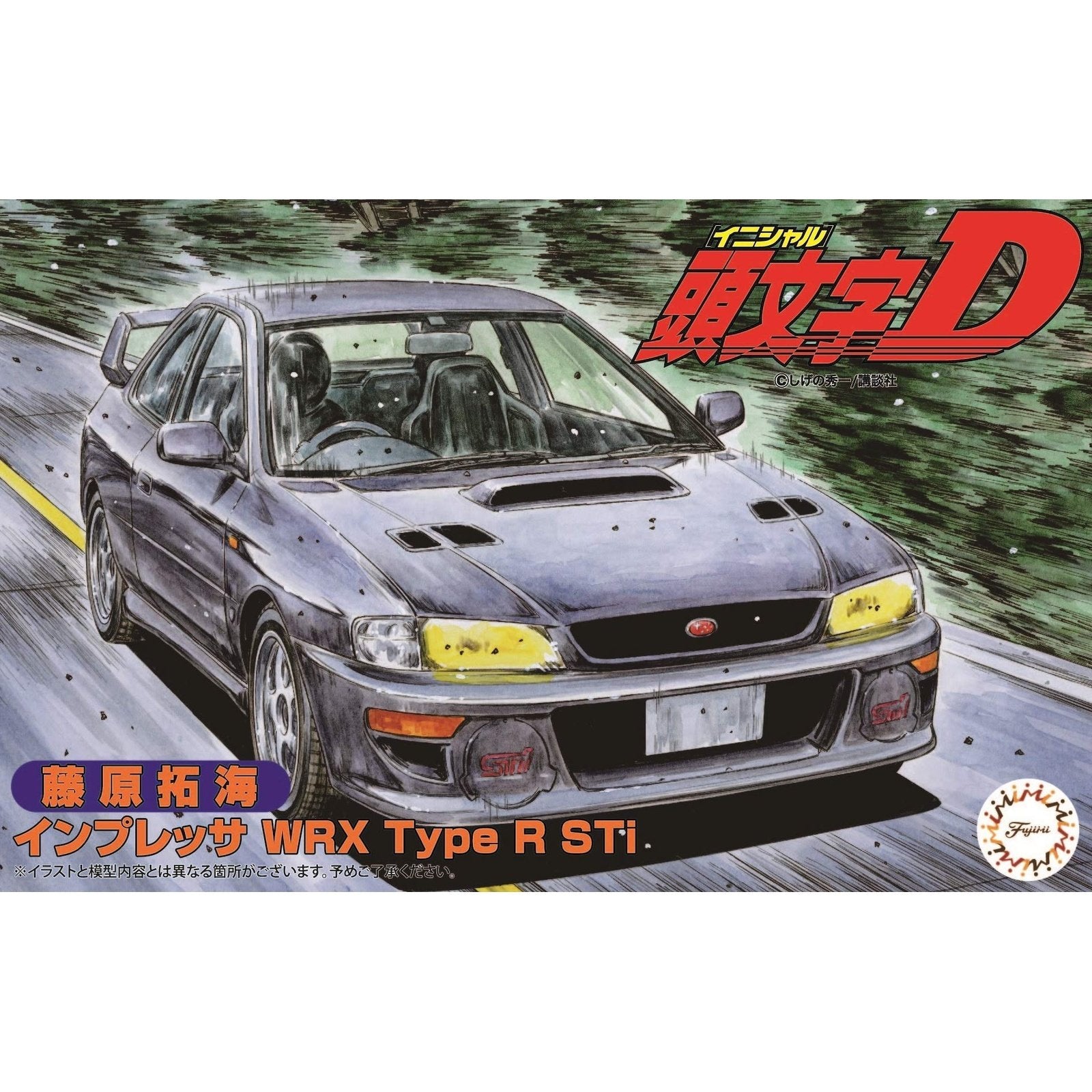 Fujimi 1/24 Initial D 18 Impressa WRX TypeR Sti Fujiwara Takumi Plastic Model Kit