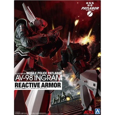 Aoshima 1/43 ACK 機動警察 AV-98 英格蘭姆反應裝甲 組裝模型
