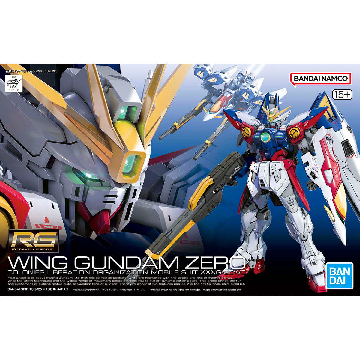 Bandai 1/144 RG 043 WING GUNDAM ZERO Plastic Model Kit - 千里達模型– TwinnerModel