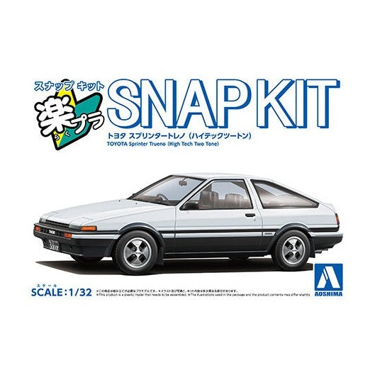 Aoshima 1/32 The SNAP-KIT 11-WB Toyota Sprinter Trueno (High Tech Two Tone) 組裝模型