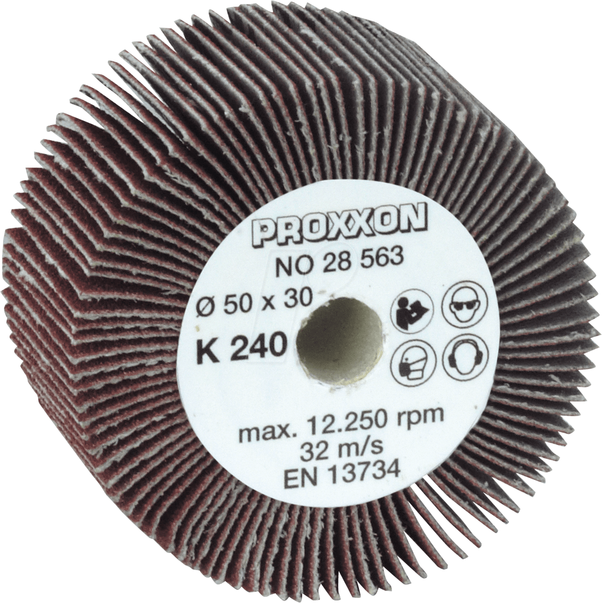 PROXXON 28563 Grinding mop cylinder for WAS/A, 240 grit, 2 pieces - TwinnerModel