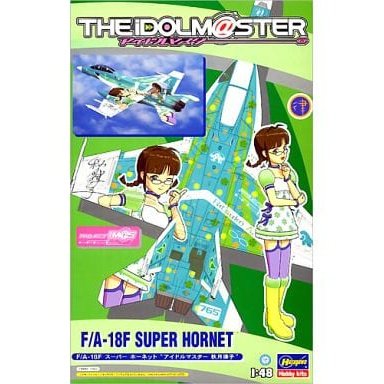 Hasegawa 1/48 SP 276 F/A-18F SUPER HORNET `THE IDOLMASTER AKIZUKI RITSUKO` 組裝模型 - TwinnerModel