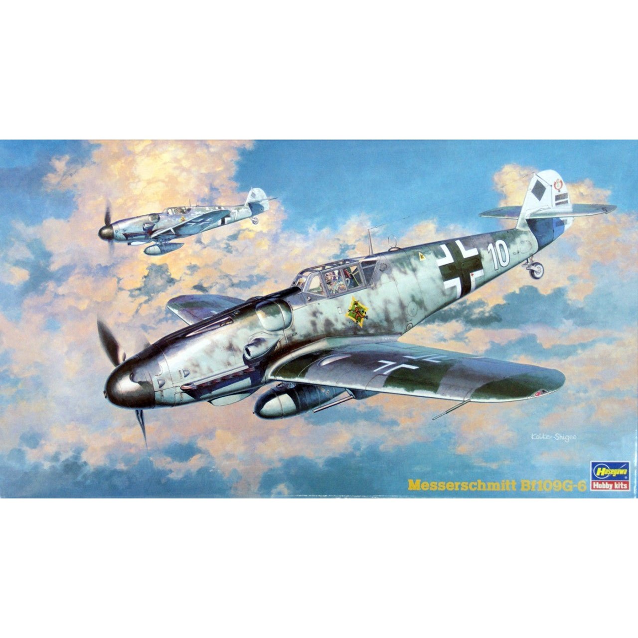 Hasegawa 1/48 JT 47 MESSERSCHMITT BF109G-6 組裝模型 - TwinnerModel