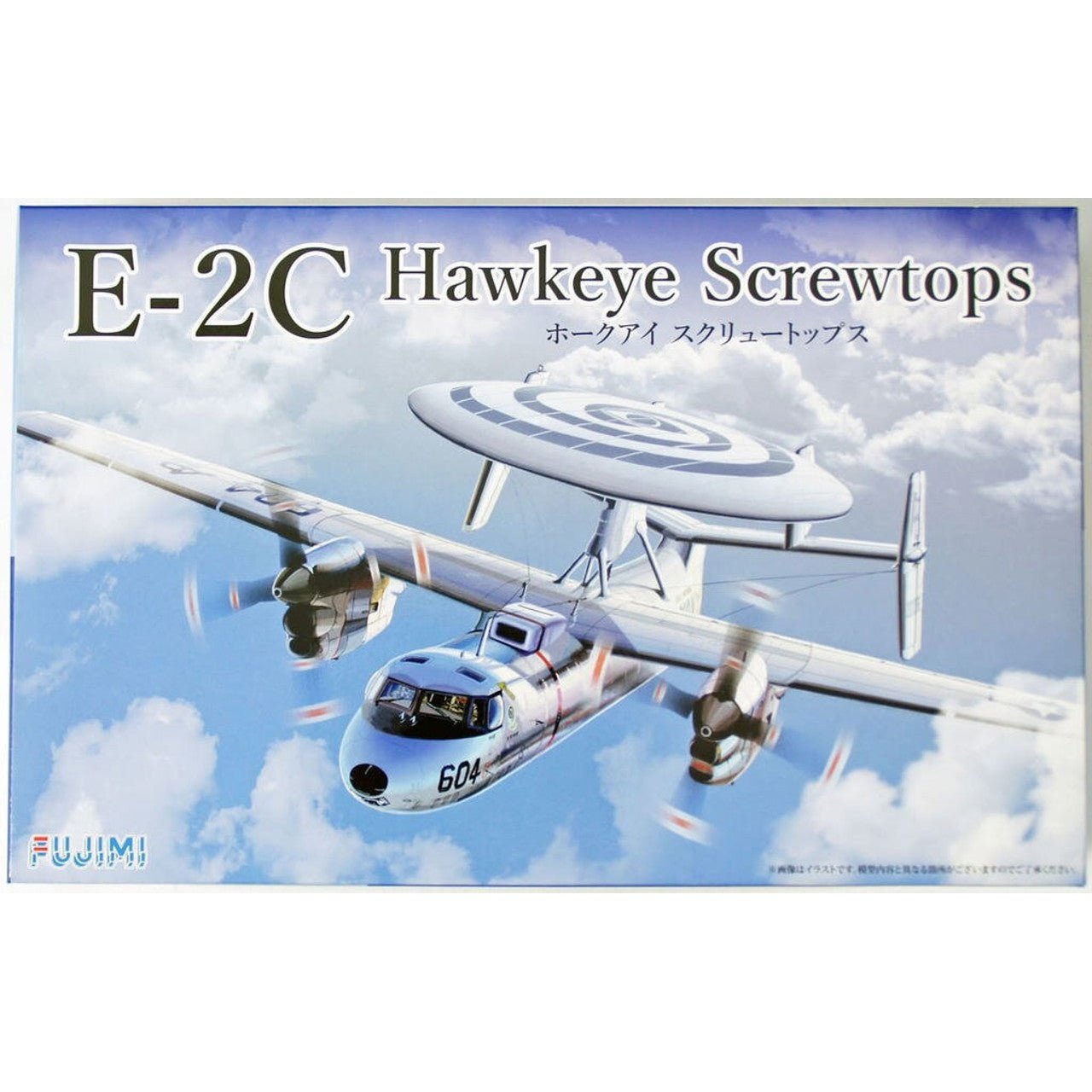 Fujimi 1/72 AF-F 07 E-2C Hawkeye Screw Top 鷹眼 空中預警機 組裝模型 - TwinnerModel