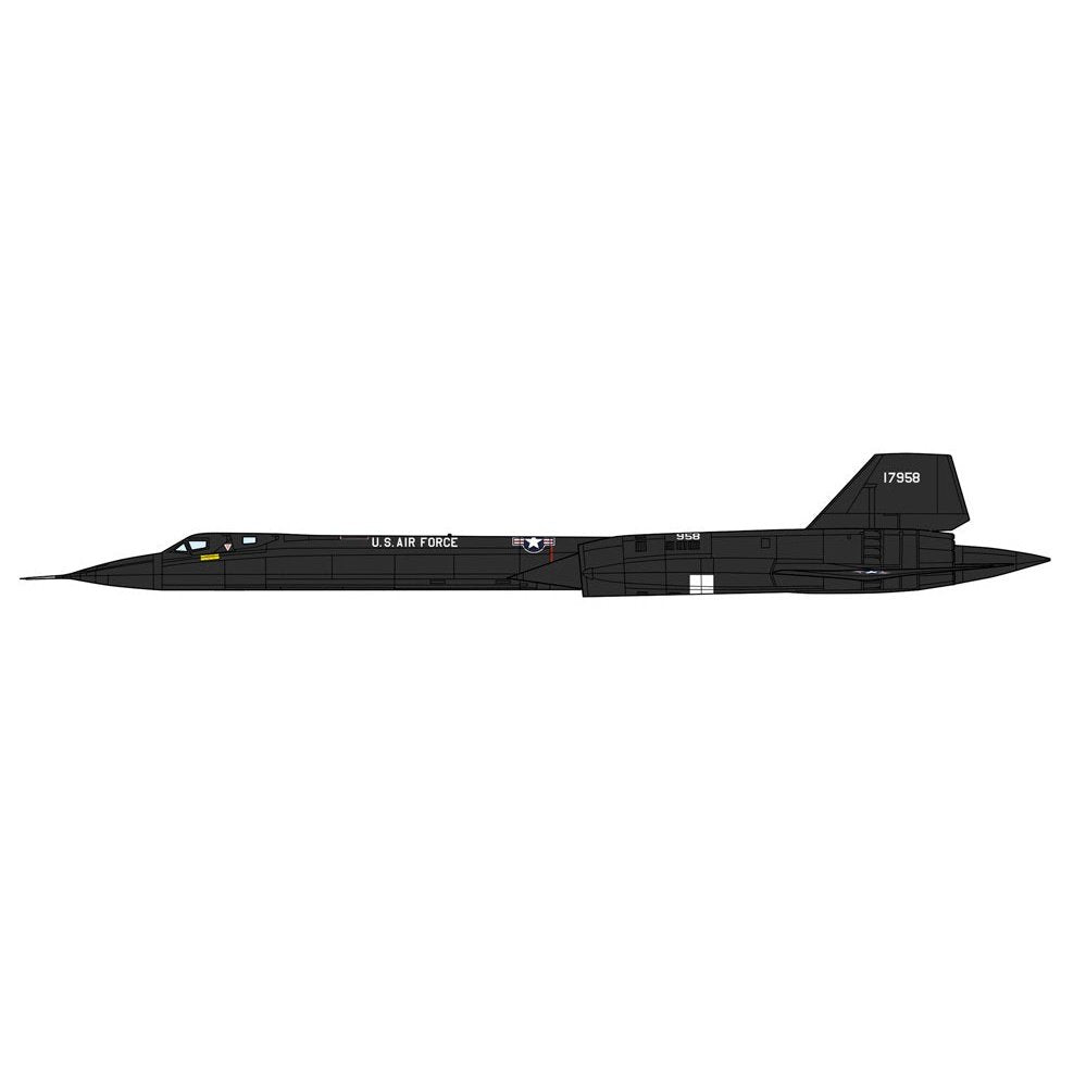 Hasegawa 1/72 AF SR-71 BLACKBIRD TYPE A `WORLD ABSOLUTE SPEED RECORD AIRPLANE` 組裝模型 - TwinnerModel