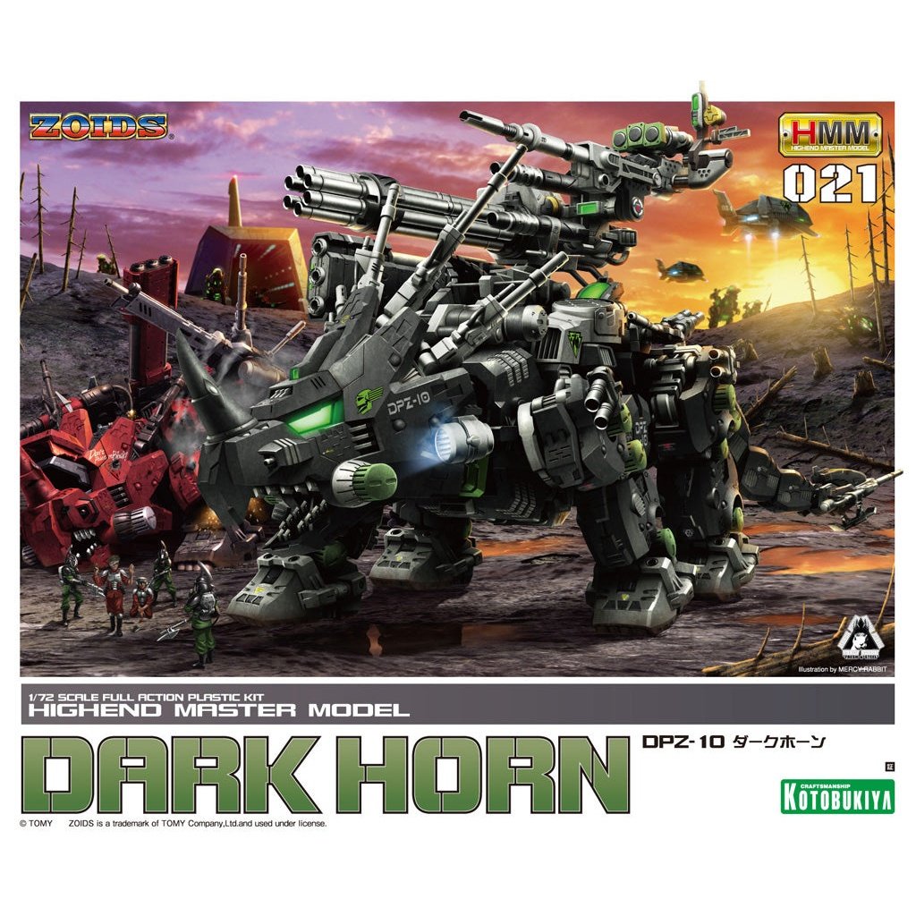 Kotobukiya 1/72 ZOIDS 索斯機械獸 021 黑角 組裝模型 - TwinnerModel