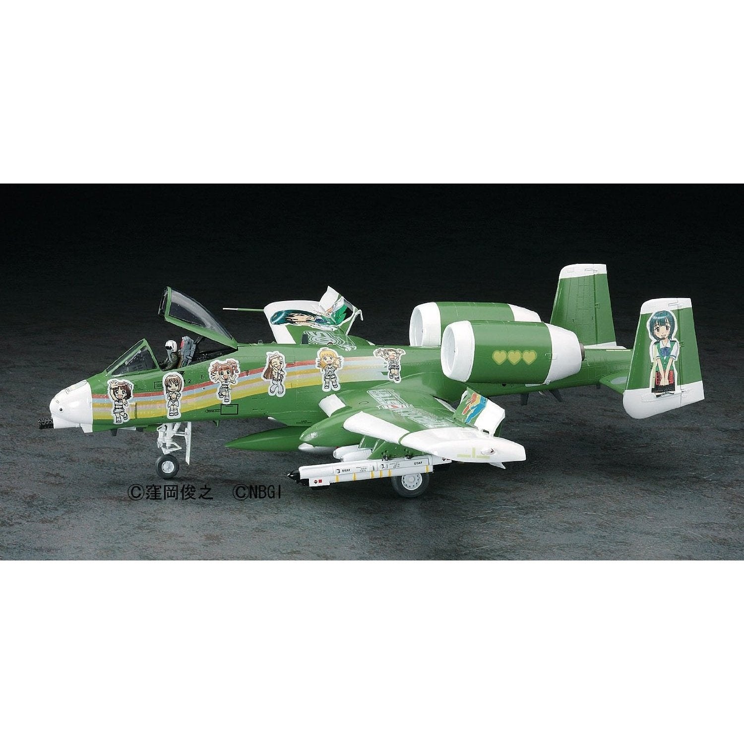 Hasegawa 1/48 SP 277 A-10A THUNDERBOLT II `THE IDOLMASTER OTONASHI KOTORI` 組裝模型 - TwinnerModel