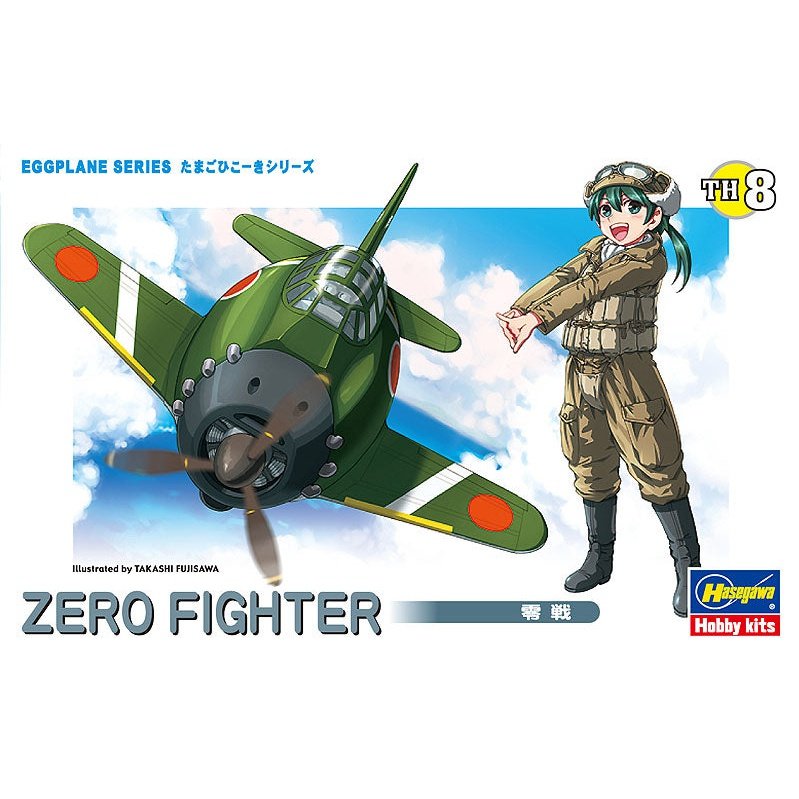 Hasegawa Egg Plane TH 08 ZERO FIGHTER 組裝模型 - TwinnerModel