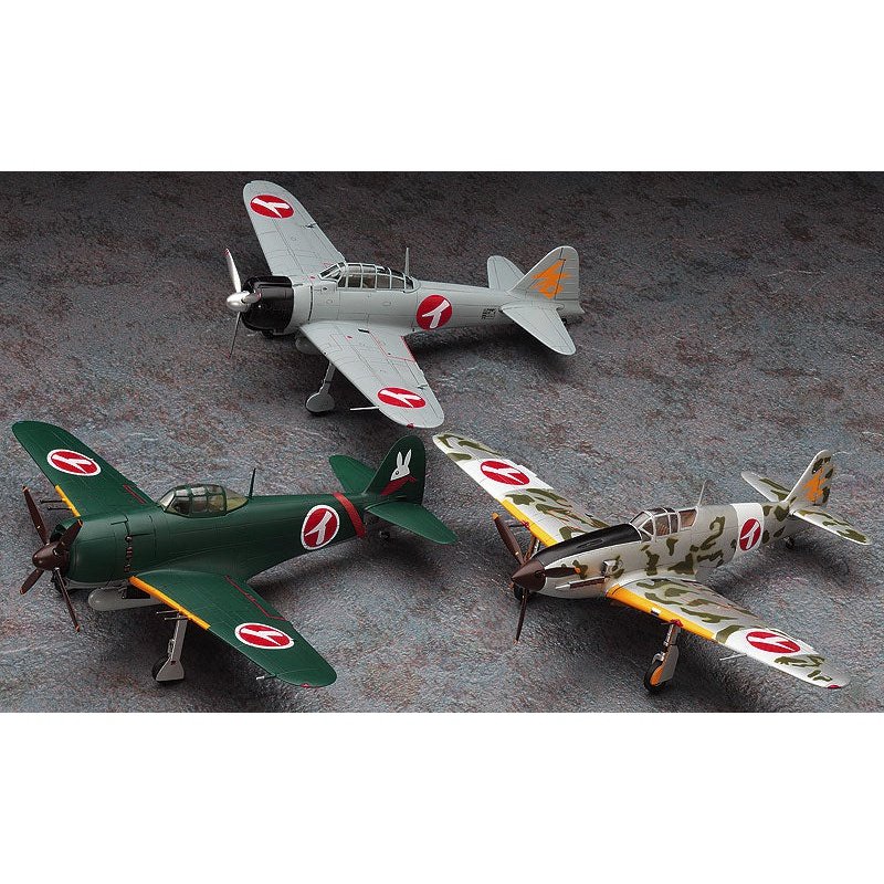 Hasegawa 1/72 Shidenkai no Maki `SHIDENKAI NO MAKI` SHIDENKAI & HIEN MODEL I & ZERO FIGHTER MODEL 21 組裝模型 - TwinnerModel