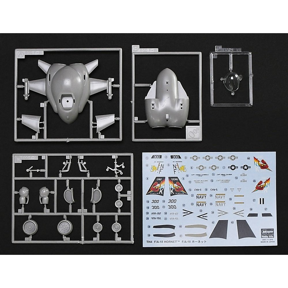 Hasegawa Egg Plane TH 04 F/A-18 HORNET 組裝模型 - TwinnerModel