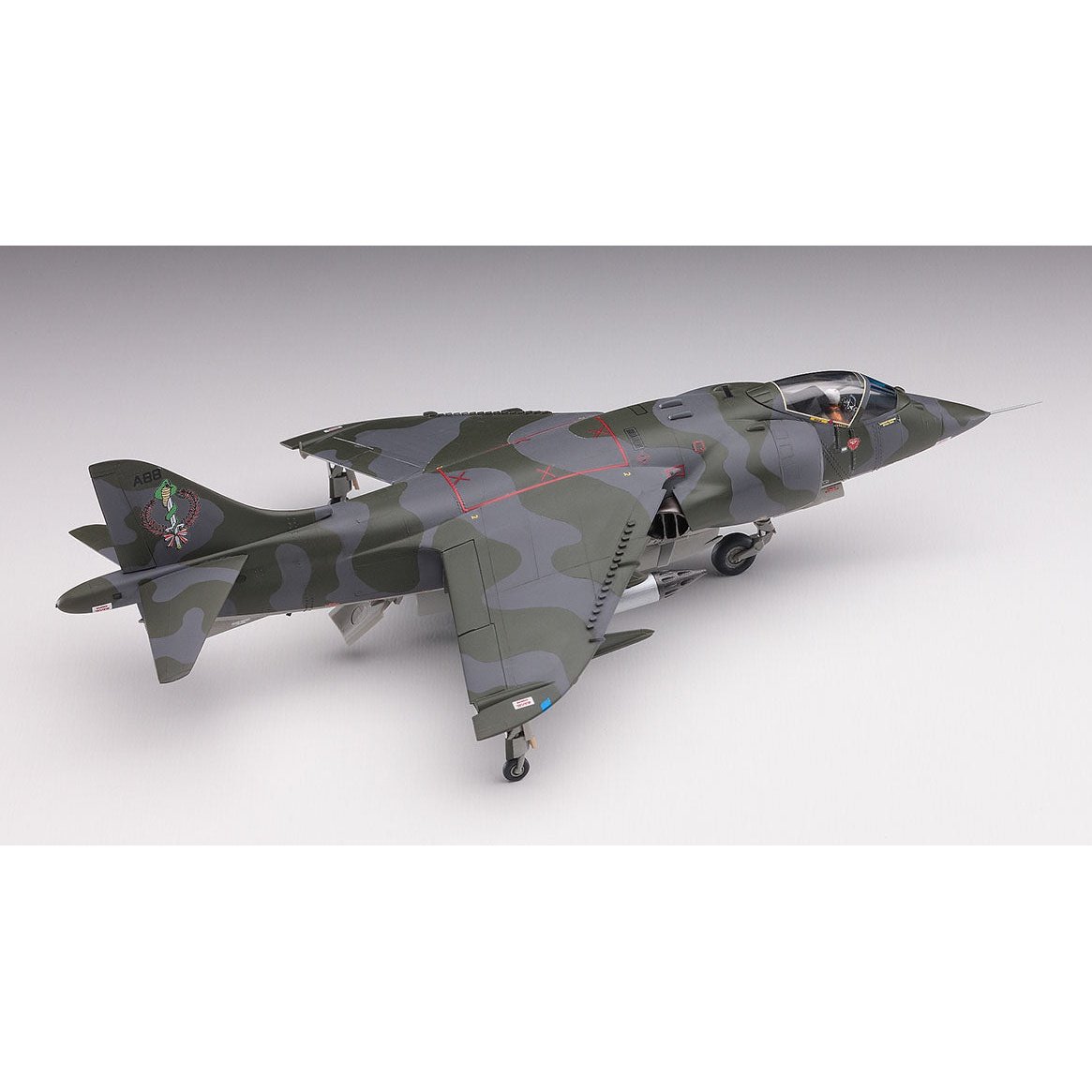Hasegawa 1/72 Area 88 AV-8A HARRIER `KIM ABA` 組裝模型 - TwinnerModel