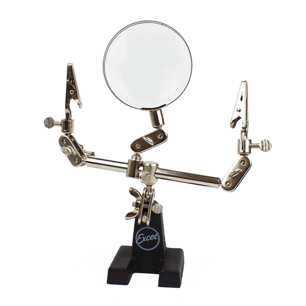 Excel Blade 55675 Double Clip Extra Hands with Magnifier - TwinnerModel