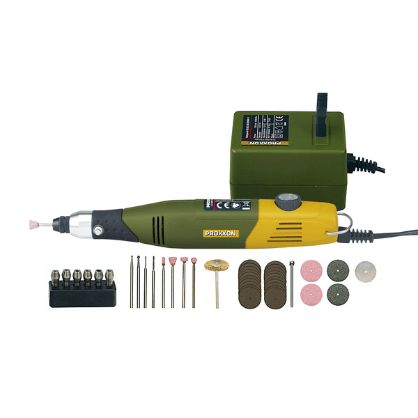 PROXXON 28515 Model building and engraving set with MICROMOT drill/grinder 60/E - TwinnerModel