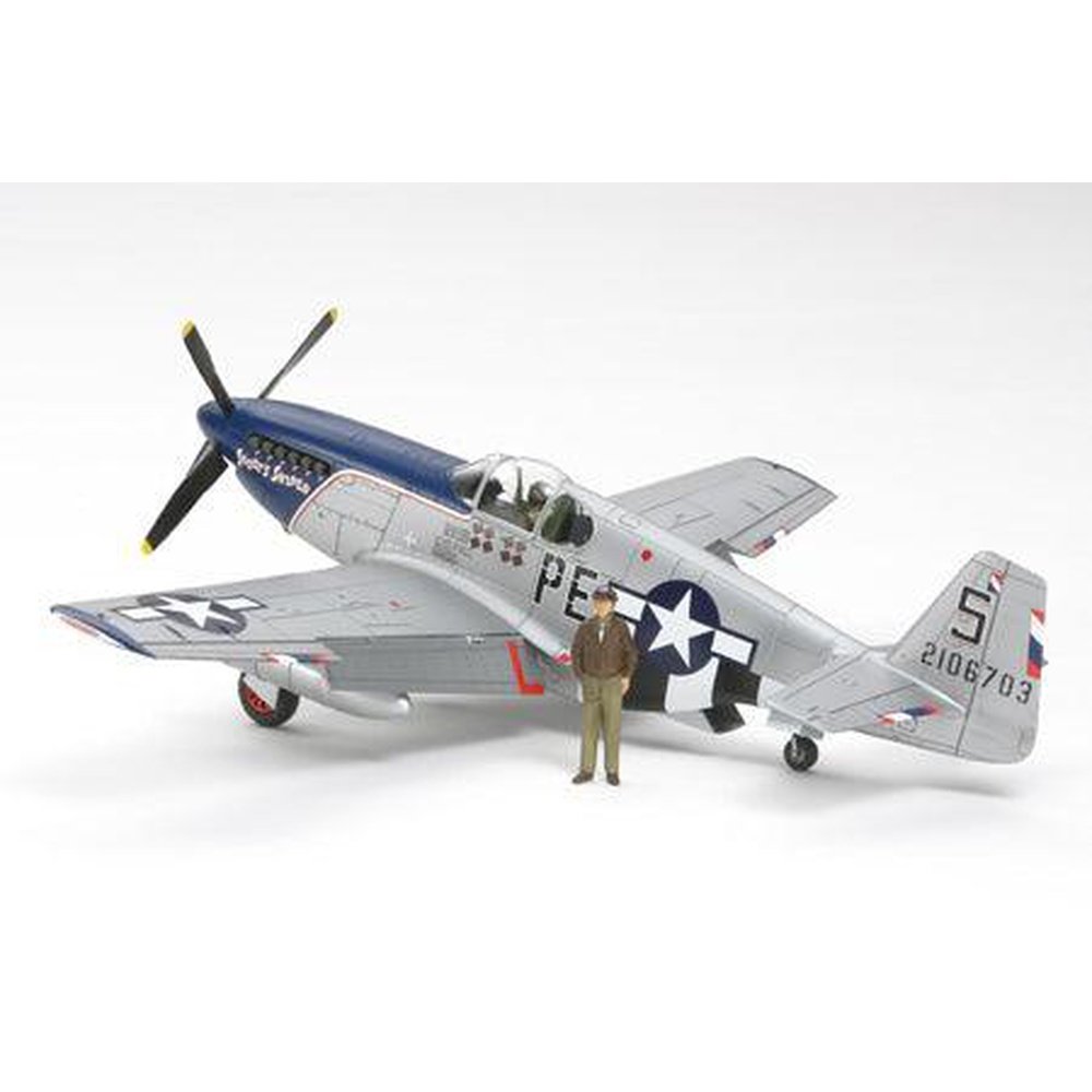 Tamiya 1/48 AF NA P-51B MUSTANG- BLUE NOSE 組裝模型 - TwinnerModel