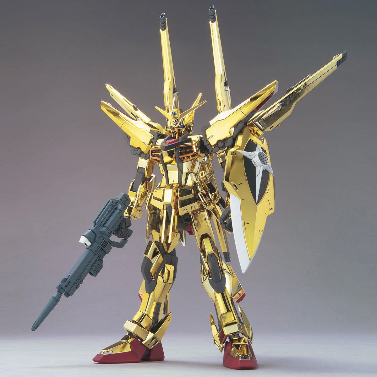 Bandai 1/100 Gundam Seed Destiny 曉高達大鷲型&不知火型黃金版 組裝模型 - TwinnerModel