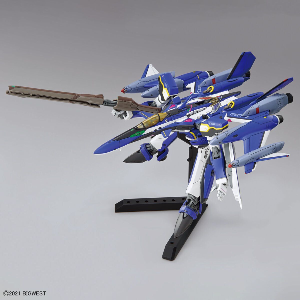 Bandai 1/100 HG 超時空要 YF-29 杜蘭朵女武神 (麥斯米倫·吉納斯機) 組裝模型 - TwinnerModel