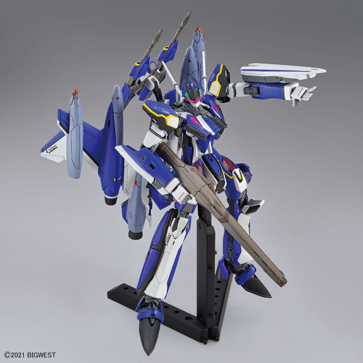 Bandai 1/100 HG 超時空要 YF-29 杜蘭朵女武神 (麥斯米倫·吉納斯機) 組裝模型 - TwinnerModel