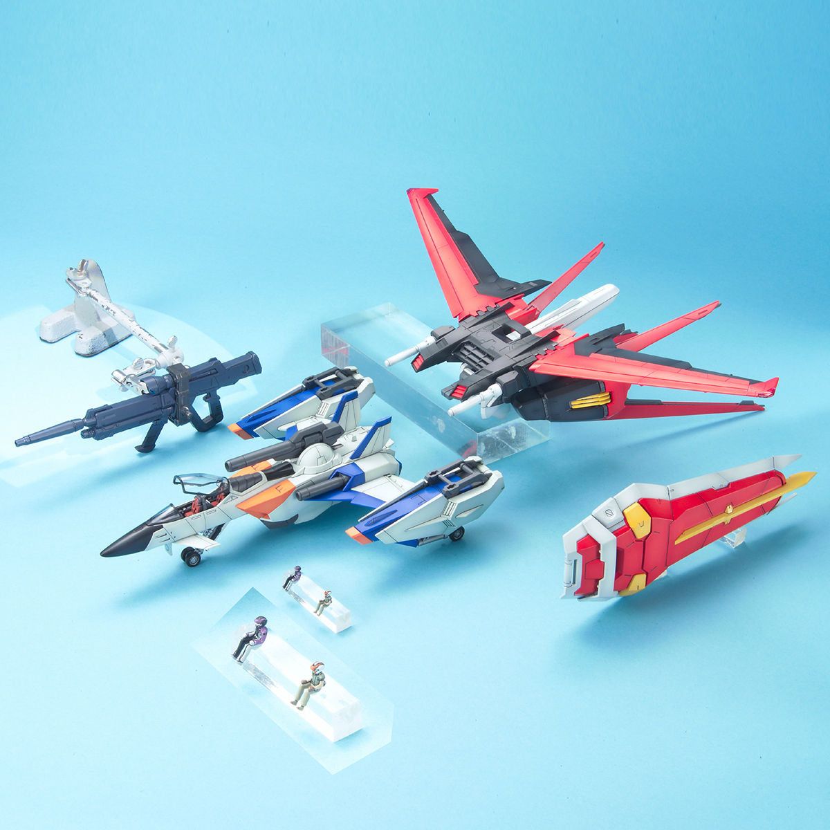 Bandai 1/100 MG 機動空中霸者+ 翔翼裝備 組裝模型 - TwinnerModel