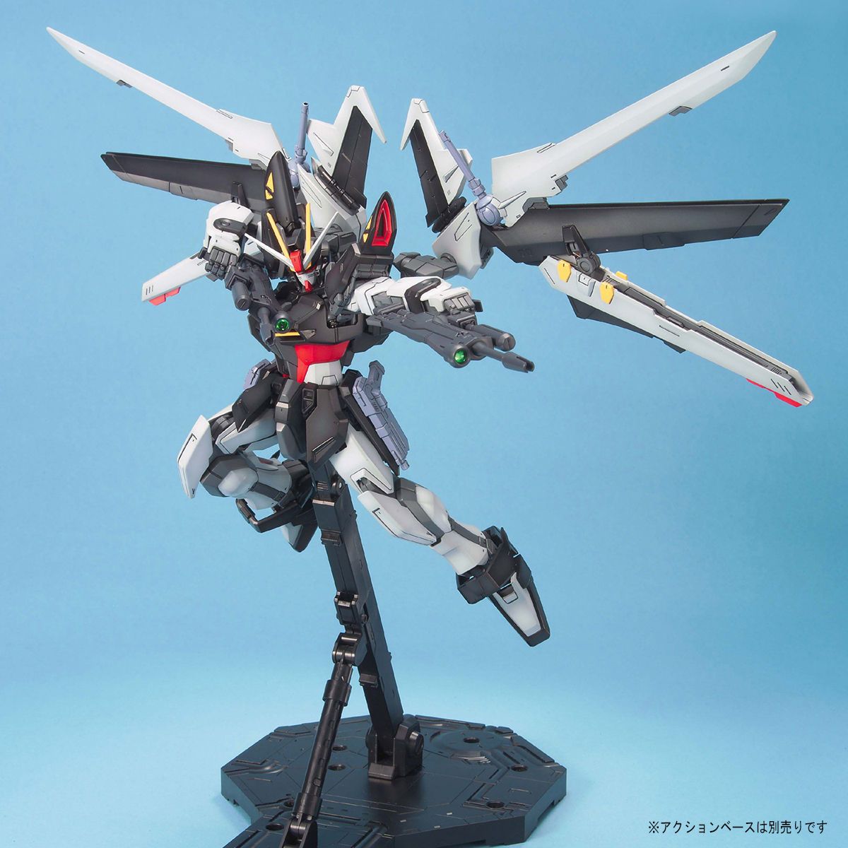 Bandai 1/100 MG GAT-X105E 漆黑攻擊高達 組裝模型 - TwinnerModel