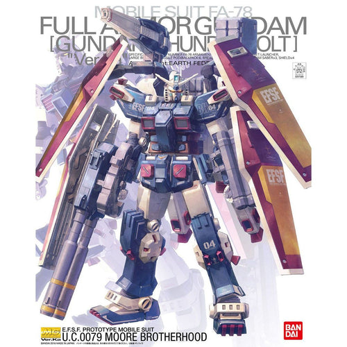 Bandai 1/100 MG 全武裝高達Ver.Ka (高達雷霆宙域Ver.) 組裝模型 - TwinnerModel