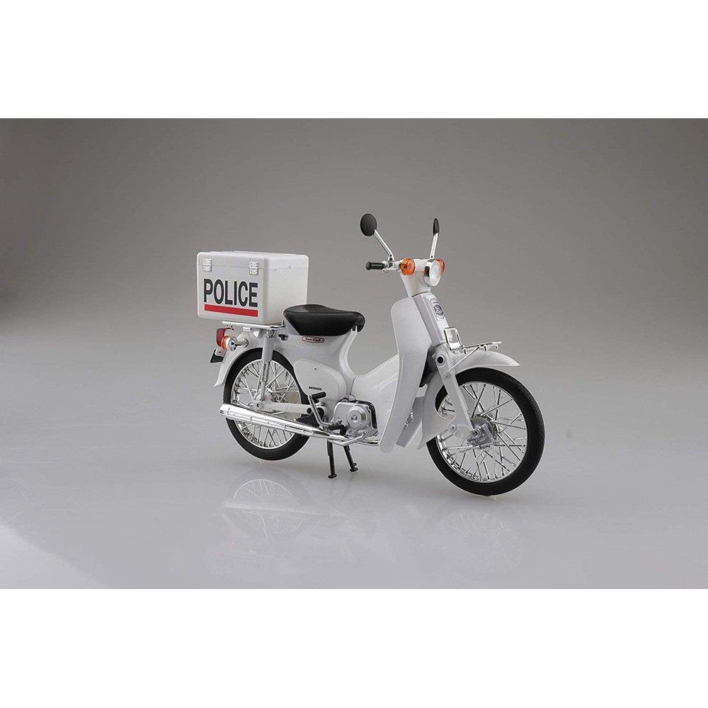 Aoshima 1/12 Finished Bike 本田Super Cub 50“員警” - TwinnerModel