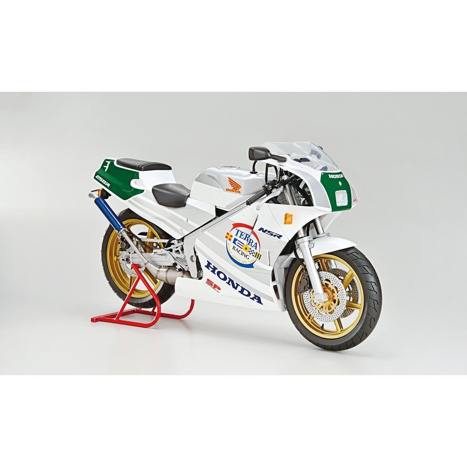 Aoshima 1/12 The Bike 052 本田MC18 NSR250R SP定制`89 組裝模型 - TwinnerModel