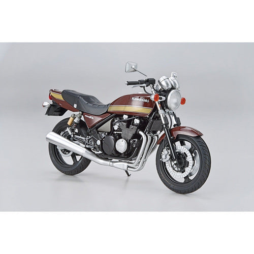 Aoshima 1/12 The Bike 055 川崎 ZR400C ZEPHYRx '03 帶定制零件 組裝模型 - TwinnerModel