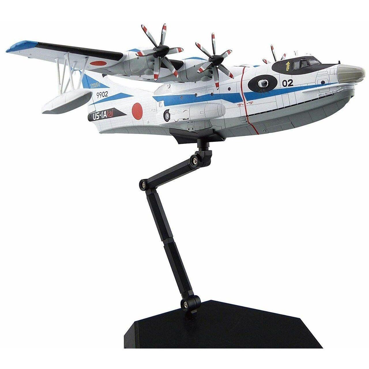 Aoshima 1/144 Airplane 002 日本海上自衛隊救援飛艇US-2（原型） 組裝模型 - TwinnerModel