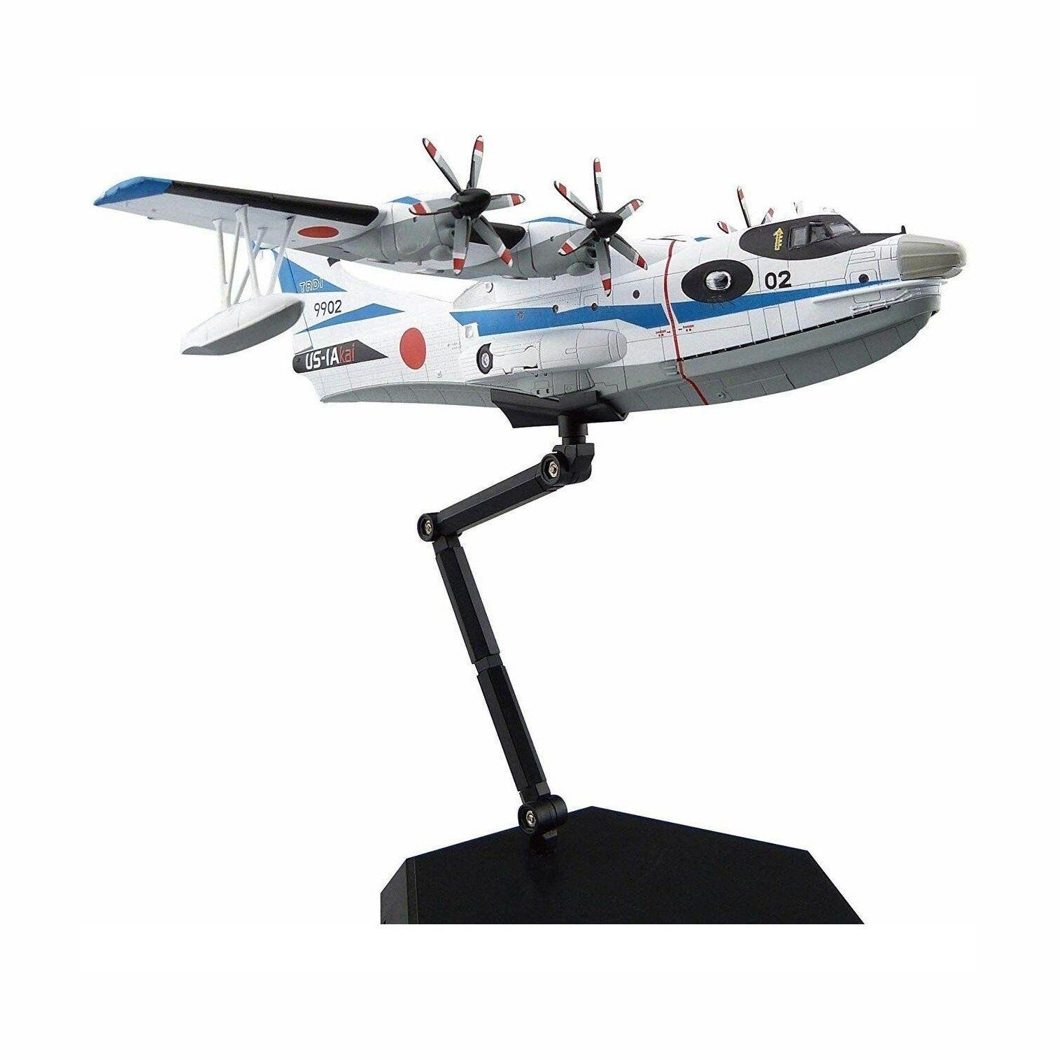 Aoshima 1/144 Airplane 002 日本海上自衛隊救援飛艇US-2（原型） 組裝模型 - TwinnerModel