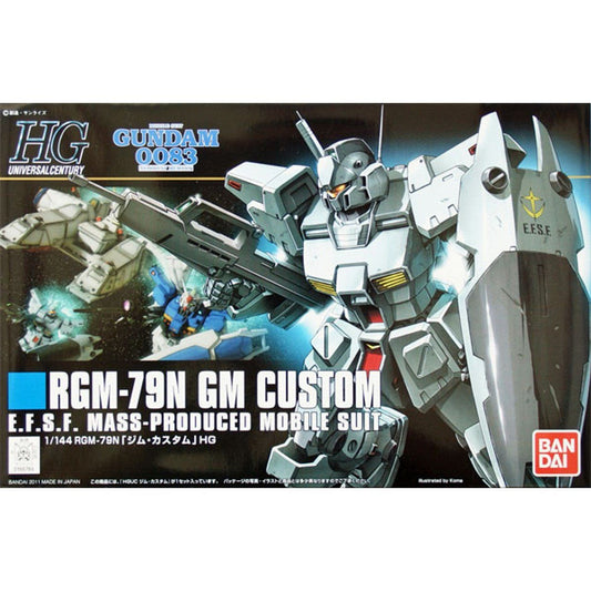 Bandai 1/144 HGUC 120 RGM-79N 吉姆特裝型 GM CUSTOM 組裝模型 - TwinnerModel