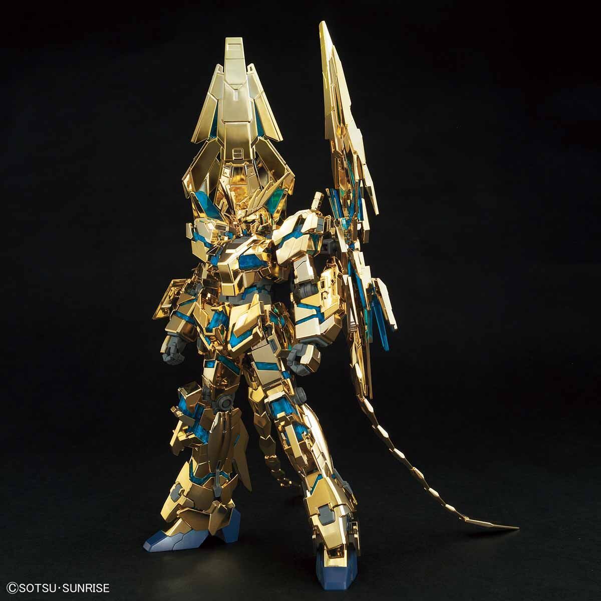 Bandai 1/144 HGUC 216 RX-0 獨角獸高達03 Phenex 電鍍金Ver. NT 組裝模型 - TwinnerModel