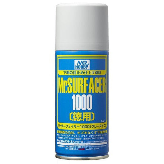 Mr Hobby B-519 Mr. Surfacer Spray 1000 Grey (Deluxe)