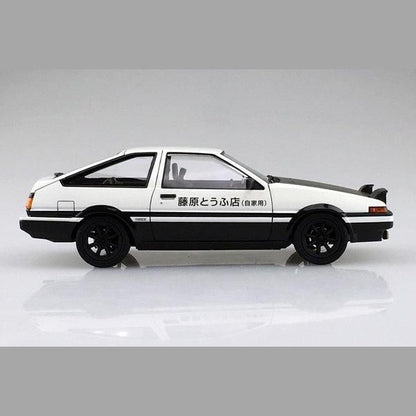 Aoshima 1/24 頭文字D 001 藤原拓海 AE86 Trueno Project D仕様 組裝模型 - TwinnerModel