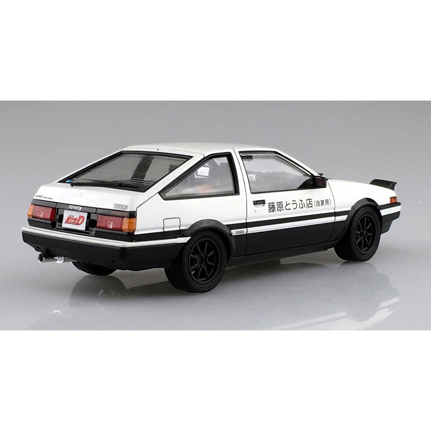 Aoshima 1/24 頭文字D Pre-Painted I-01 原拓海AE86 Trueno Project D式樣 組裝模型 - TwinnerModel