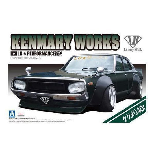 Aoshima 1/24 LB Works 008 Kenmary 4門轎車 組裝模型 - TwinnerModel